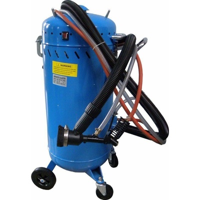 GEKO Mobilná pieskovačka s odsávaním prachu 106l G02026