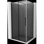 Mexen Velar плъзгаща се душ кабина 120 x 110 см, графит, черна - 871-120-110-41-70 (871-120-110-41-70)