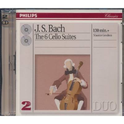 GENDRON MAURICE: SUITY PRO CELLO 1-6 CD