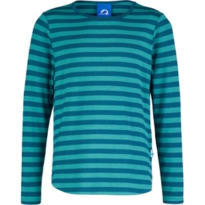 Finkid Детска блуза с дълъг ръкав Finkid Kid's Merisilli Longsleeve - Ocean / Deep Jungle - размер 100/110 (704-2214-0713)