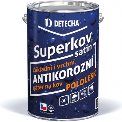 Detecha SUPERKOV SATIN 5kg šedý antracit RAL 7016