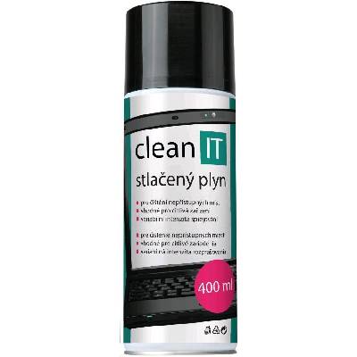 CLEAN IT Stlačený vzduch 400ml (náhrada za CL-1) CL-102