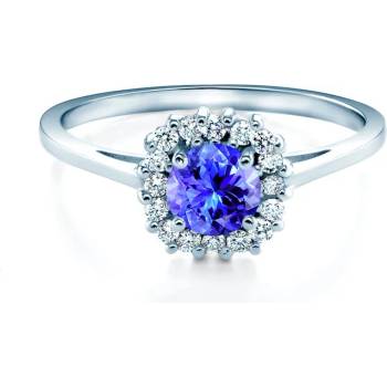 Image 1 of SAVICKI Годежен пръстен savicki: бяло злато, танзанит