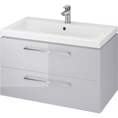 Cersanit Lara Skříňka s umyvadlem Como 80x45 cm, šedá, S801-214-DSM