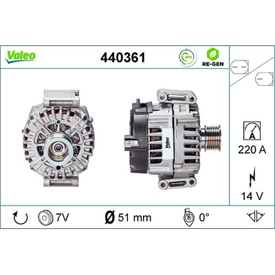 Alternátor VALEO 440361
