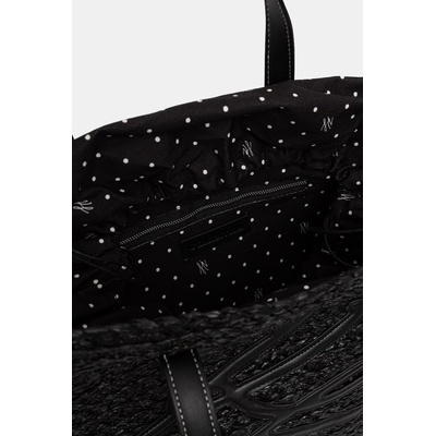 KARL LAGERFELD плажна чанта дамска от сплетена материя K/AUTOGRAPH (B3W46041)