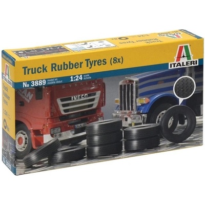 Italeri Model Kit doplňky 3889 TRUCK RUBBER TYRES 8x 33-3889 1:24