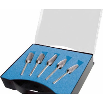 Karnasch 114964U | Sada frézok 10,0 mm, stopka 6 mm - 5 ks špeciálne univerzálne ozubenie HP-3 PLUS nepovlakované