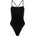 Hurley Дамски бански костюм от една част Hurley Solid Square Neck Moderate One Piece black