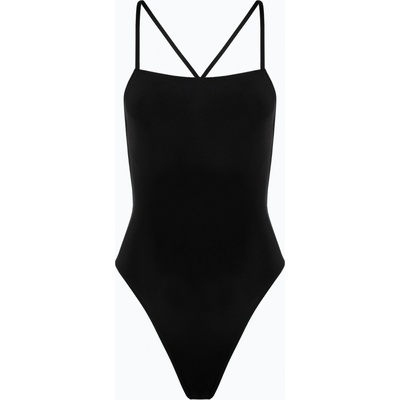 Hurley Дамски бански костюм от една част Hurley Solid Square Neck Moderate One Piece black
