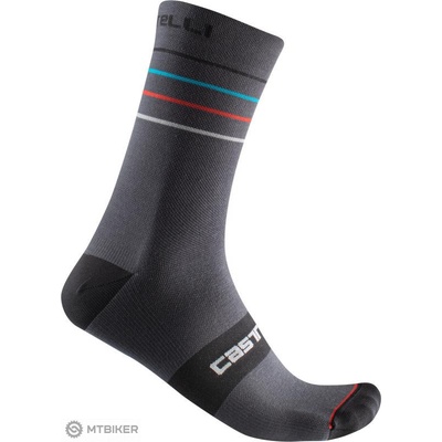 Castelli ENDURANCE 15 ponožky tmavosivá