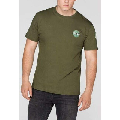 Alpha Industries tričko Space Shuttle T dark green