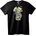 NOONEBRAND Тениска Скелет с пари - 2XL, Black
