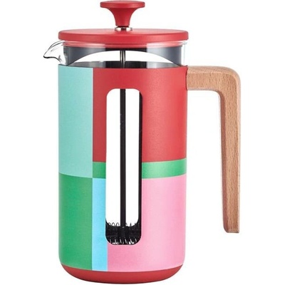 KitchenCraft French Press La Cafetiere PISA na 8 šálků, Utopian Lines LCPISA8CPBLOCK