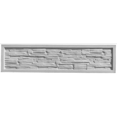 LB Plotová deska LPD2 200x50x4,5cm BŘIDLICE s lemem