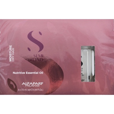 ALFAPARF Milano Semi Di Lino Moisture Dry Hair Nutritive Essential Oil 6 x 13 ml