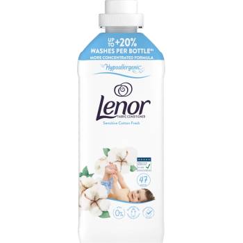 Lenor Омекотител за тъкани Lenor Sensitive Cotton Fresh двоен пакет 2 x 987 мл/94 бр