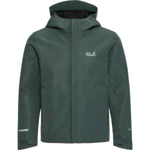 Jack Wolfskin Детско водоустойчиво яке Jack Wolfskin Kid's Haze 2L Jacket Waterproof jacket - Sago Palm - размер 128 (EU) (703-6906-0213)