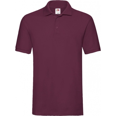 Fruit of the Loom pánska polokošeľa burgundy