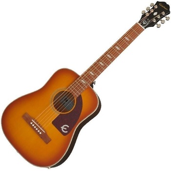 Epiphone Lil' Tex Faded Cherry Sunburst Електро-акустична китара Дреднаут