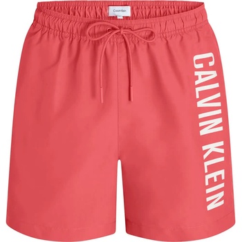 Calvin Klein Бански гащета Calvin klein jeans Medium Drawstring swimming shorts - Red (Dazzling Coral)