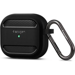 SPIGEN Противоударен Калъф за Apple AirPods 4, Spigen Rugged Armor Case, Черен (ACS08642)