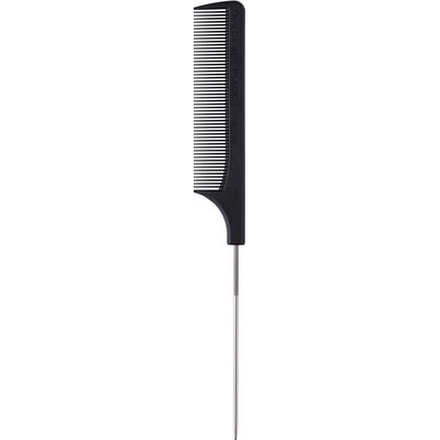 Olivia Garden Black Label Comb T2 karbónový hrebeň na vlasy karbónový hrebeň na vlasy BLCT2 23 cm