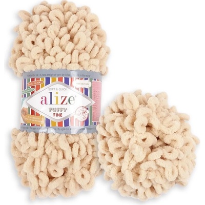 Alize Puffy Fine 310 světle béžová