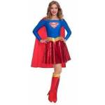 BigBuy Carnival Маскировъчен костюм за възрастни Warner Bros Supergirl Супергероиня 3 Части Размер XL