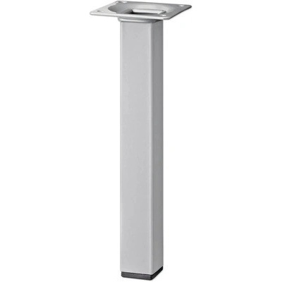 Stolová noha Tarrox štvorcová 300 x 25 x 25 mm strieborna