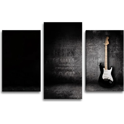 Sablio Obraz - 3-dílný Gitara - 75x50 cm