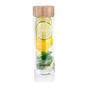 ALPINA - Thermal bottle made of glass (double walls) 450 ml
