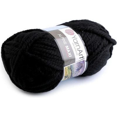 Pletací příze Alpine maxi 250 g Varianta: 13 (661) černá, Balení: 1 ks