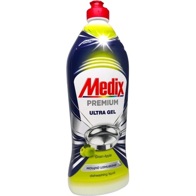 MEDIX препарат за измиване на съдове, Premium, Ябълка, 750мл