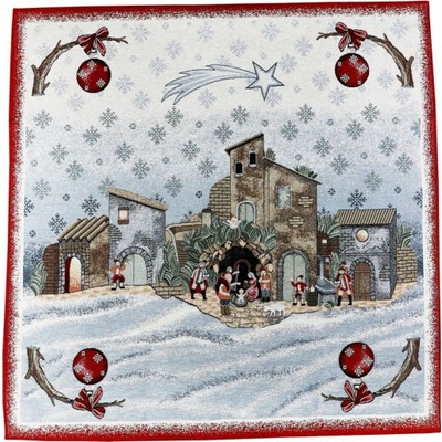 Mondo Vianočný gobelínový obrus Betlehem 90x90 cm Chenille IT013 90x90 cm
