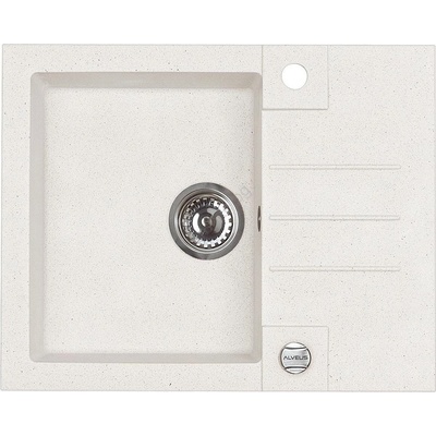 Alveus 1090947 - Кухненска мивка ROCK 59, 5x47, 5 см гранит/бял (AV0059)