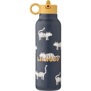 LIEWOOD Детска термо бутилка Liewood Kid's Falk Water Bottle 500 Insulated bottle - Tiger / Classic Navy - размер 500 ml (533-2530-0211)