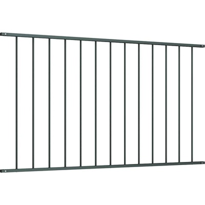 Greatstore Plotový dílec ocel s práškovým lakem 1,7 x 0,75 cm uhlový