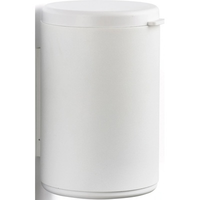 Zone Denmark Kúpeľňový kôš RIM 3,3 l, nástenný, biely, hliník