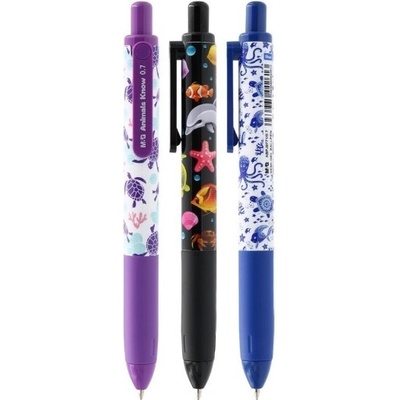 M&G Semi-Gel Animals Know 0,7 mm modré 70458
