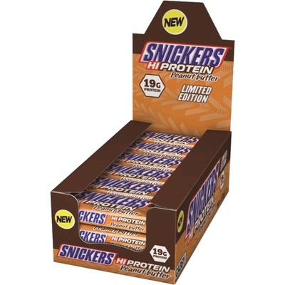 Snickers and Mars Snickers Protein Bar / Peanut Butter Limited [12 x 57 грама]