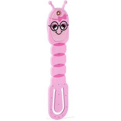 Thinking Gifts Лампа и книгоразделител FLEXILIGHT Bookworm Pink (TG-FLBWP)