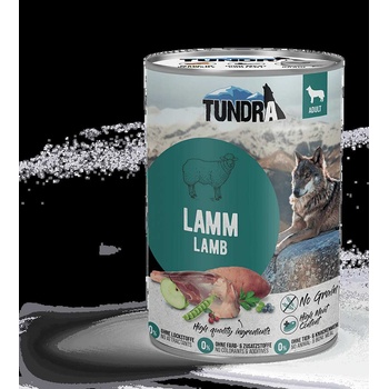 TUNDRA Dog Lamb - Премиум консервирана храна за кучета, без зърно, с агнешко месо, 400 гр
