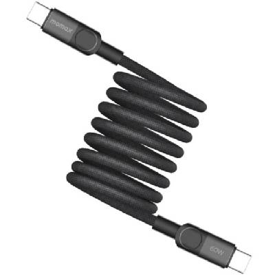 Mag. Link магнитен кабел за зареждане и данни - USB-C към USB-C - 2 m - черен (87311)