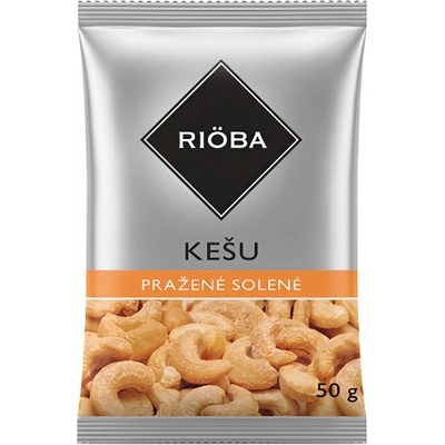 Rioba Kešu pražené solené 12 x 50 g