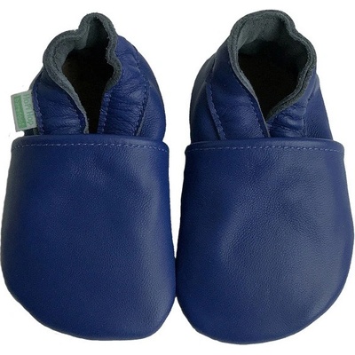 Hopi Hop kožené capáčky Barefoot tmavě modré