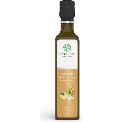 Green idea Zázvor sirup třtinový 250 ml