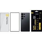 Tactical Samsung S25 Ultra TACTICAL IMPACT ARMOUR GLASS 3D стъкло за защита на екрана, с антибактериално покритие + допълнителна рамка, ЧЕРНО (57983123721)
