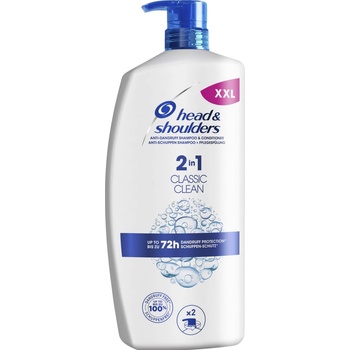 Head & Shoulders Classic Clean šampón proti lupinám 2 v 1 900 ml