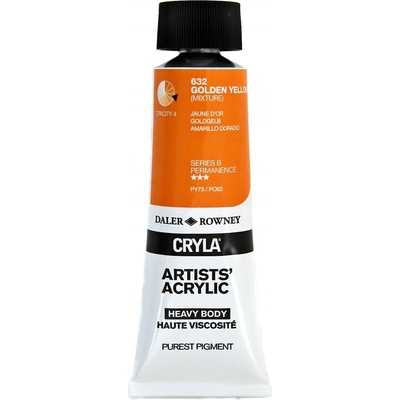 Daler-Rowney Cryla Artists’ АКРИЛНА боя Golden Yellow 75 ml 1 бр (125075632)